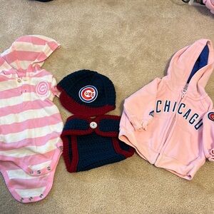 Baby girl Chicago Cubs Bundle